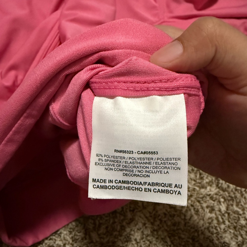 Nike Women's Rose Pink Full-Zip Bomber Jacket - Picture 6 of 6